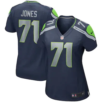 womens nike walter jones college navy seattle seahawks game